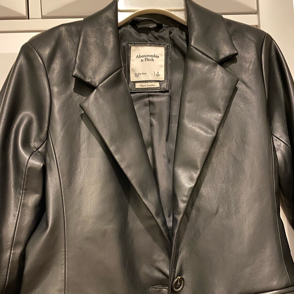 Brand new leather blazer